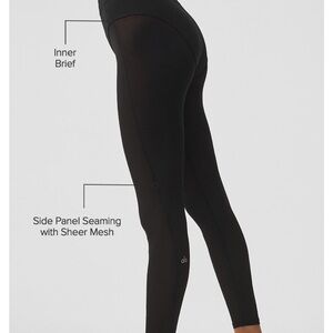 Alo Airlift Mesh High Waist 7/8 Tempo Legging Size XS NWOT